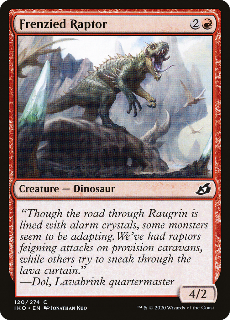 Magic: The Gathering - Frenzied Raptor - Ikoria: Lair of Behemoths