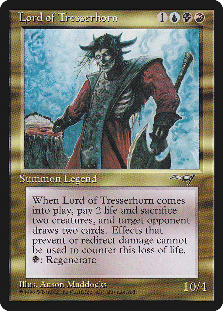Magic: The Gathering - Lord of Tresserhorn - Alliances