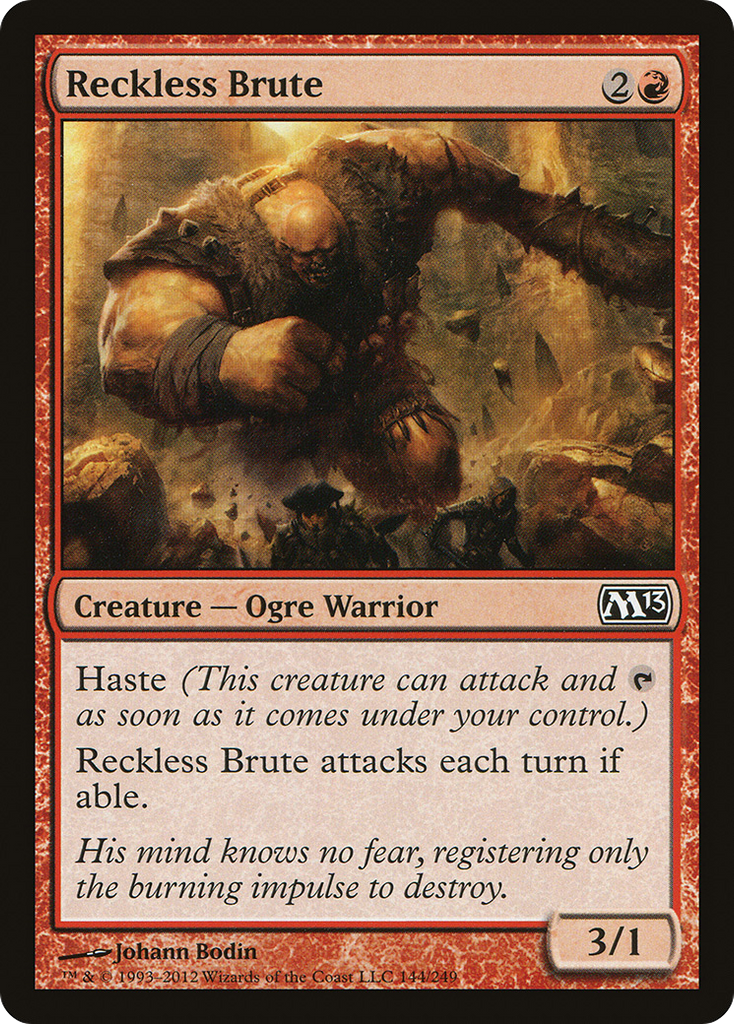 Magic: The Gathering - Reckless Brute - Magic 2013