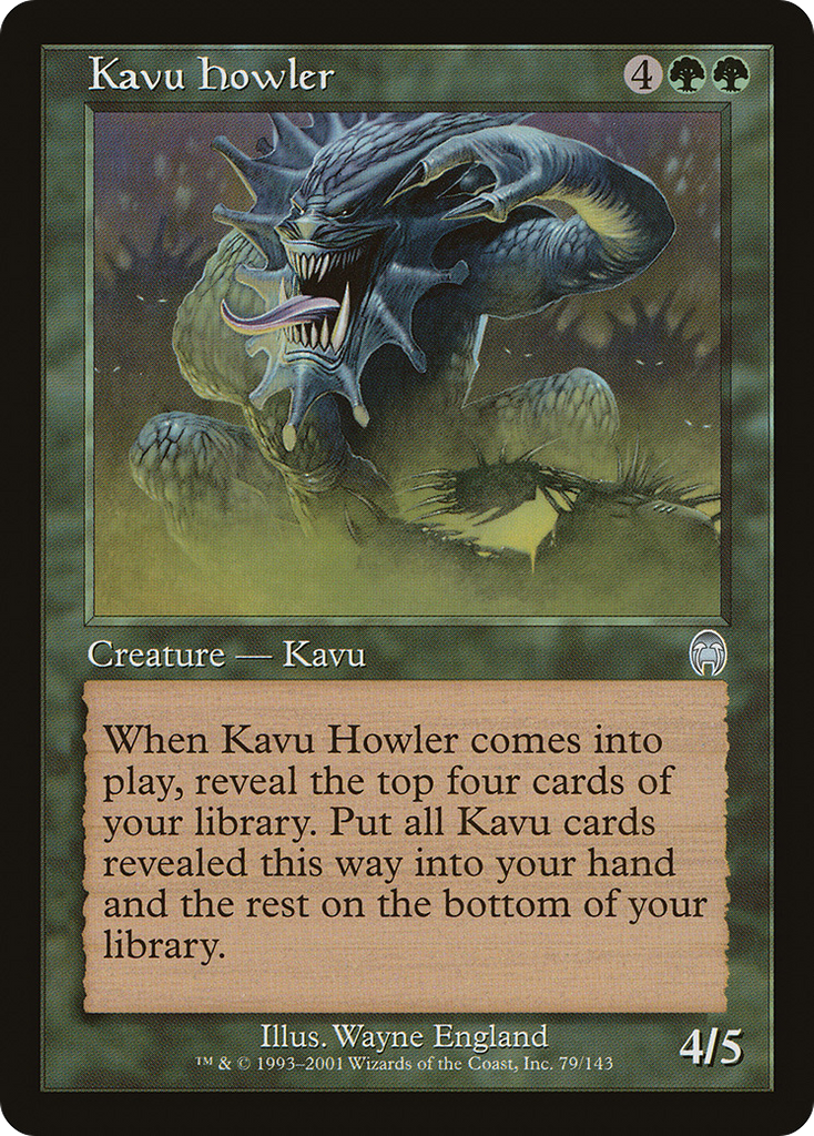 Magic: The Gathering - Kavu Howler - Apocalypse