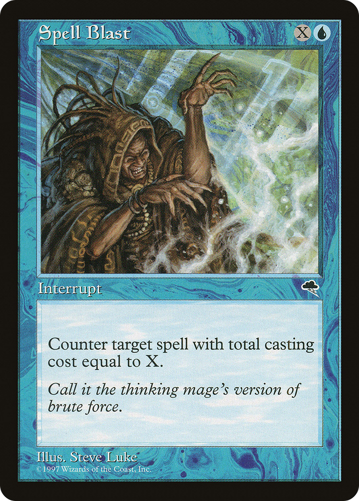 Magic: The Gathering - Spell Blast - Tempest