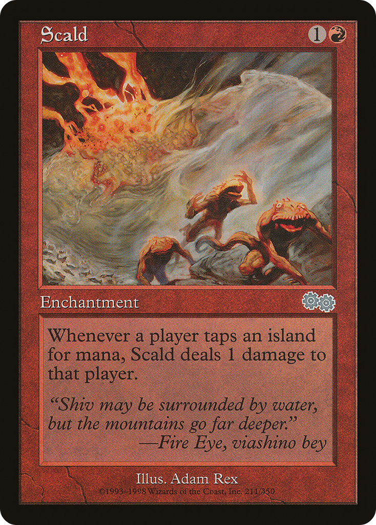 Magic: The Gathering - Scald - Urza's Saga