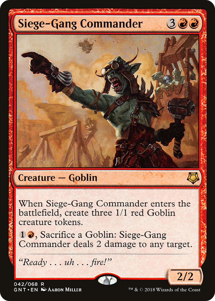 Magic: The Gathering - Siege-Gang Commander - Game Night