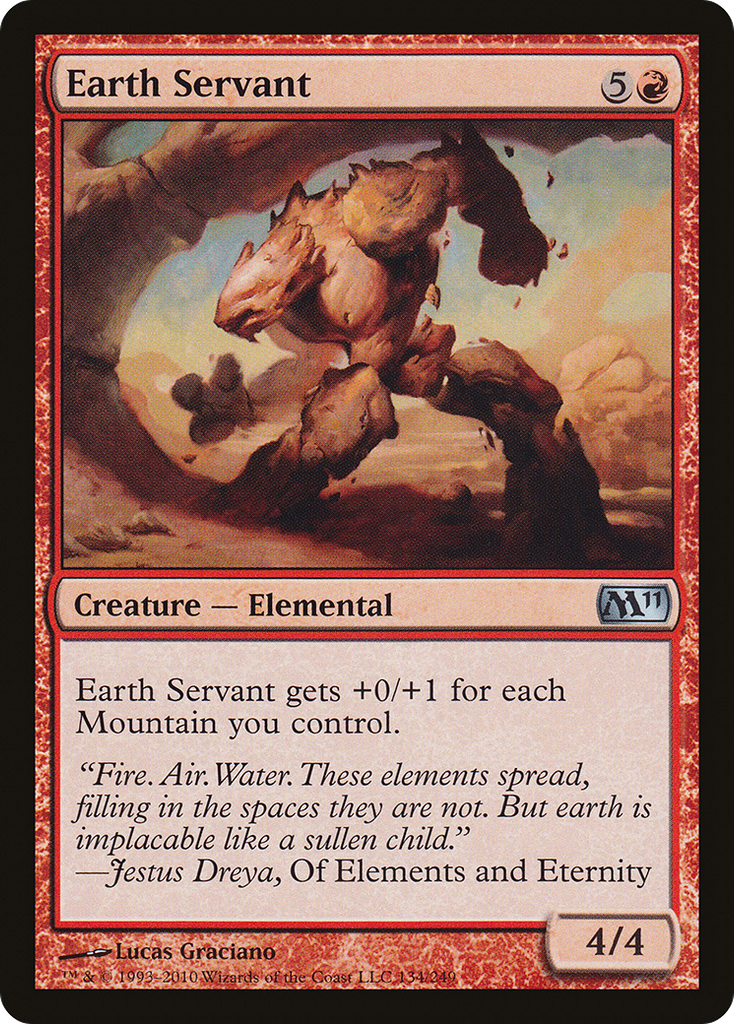 Magic: The Gathering - Earth Servant - Magic 2011