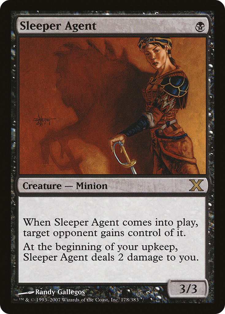Magic: The Gathering - Sleeper Agent - Tenth Edition