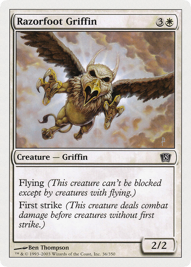 Magic: The Gathering - Razorfoot Griffin - Eighth Edition