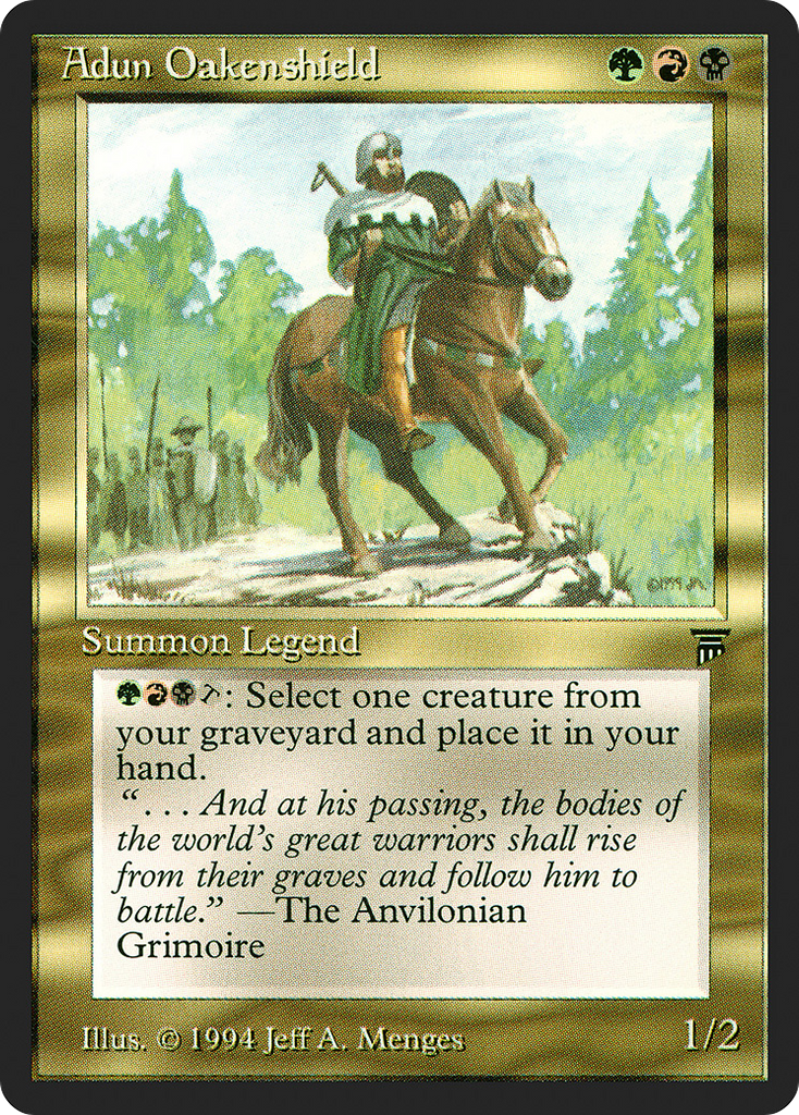 Magic: The Gathering - Adun Oakenshield - Legends