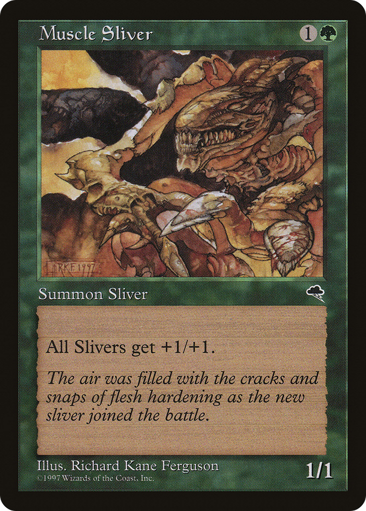 Magic: The Gathering - Muscle Sliver - Tempest