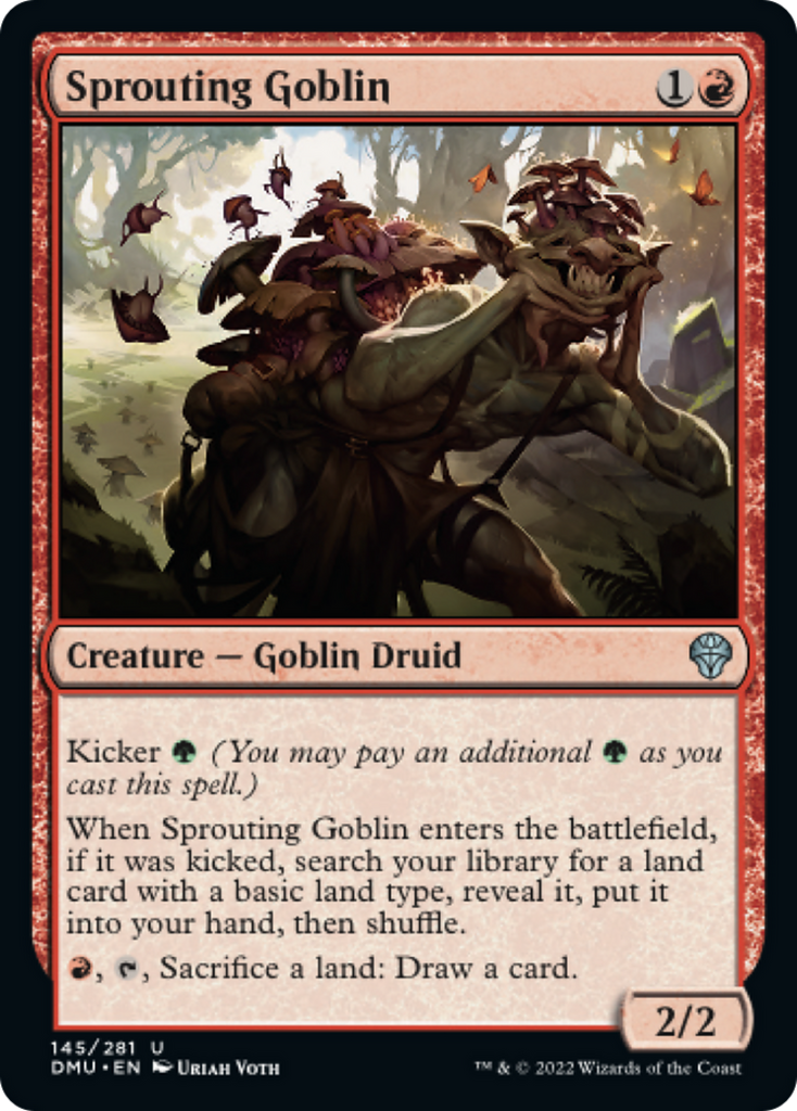 Magic: The Gathering - Sprouting Goblin - Dominaria United