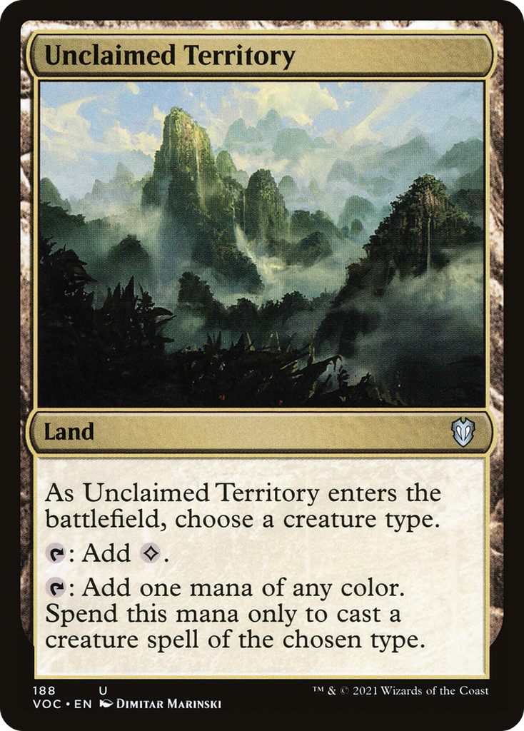 Magic: The Gathering - Unclaimed Territory - Crimson Vow Commander