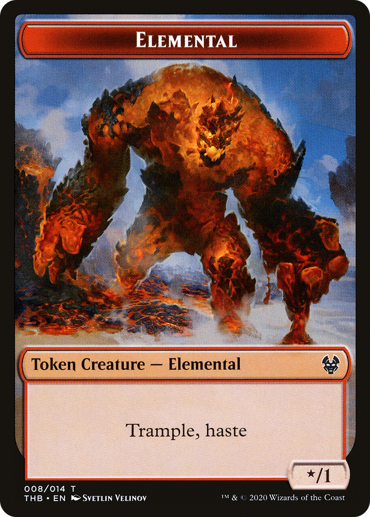 Magic: The Gathering - Elemental Token - Theros Beyond Death Tokens