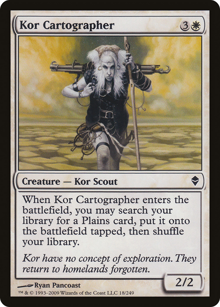 Magic: The Gathering - Kor Cartographer - Zendikar