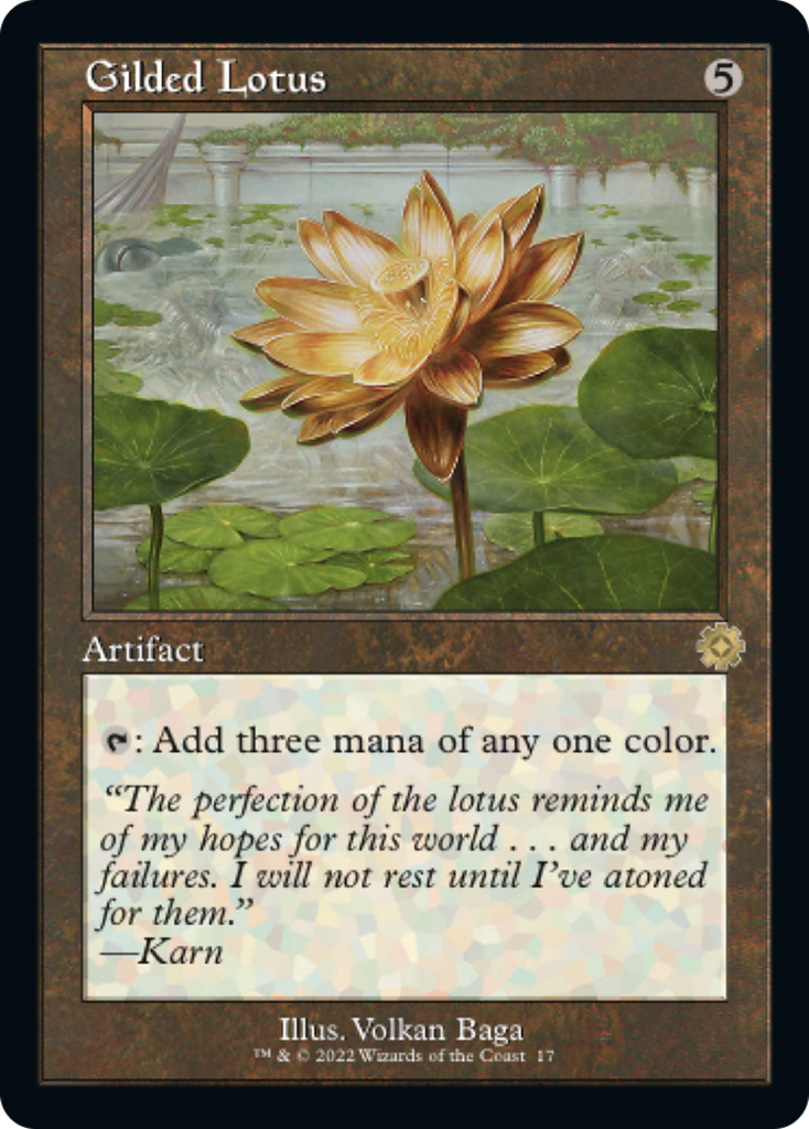 Magic: The Gathering - Gilded Lotus - The Brothers' War Retro Artifacts