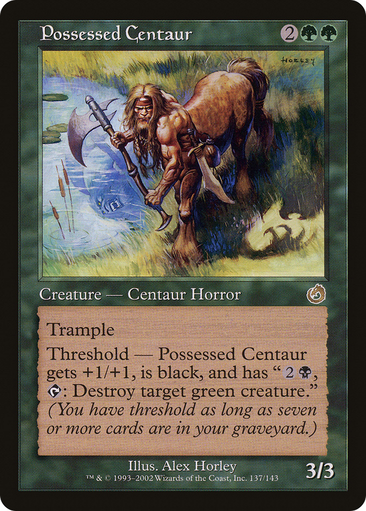 Magic: The Gathering - Possessed Centaur - Torment