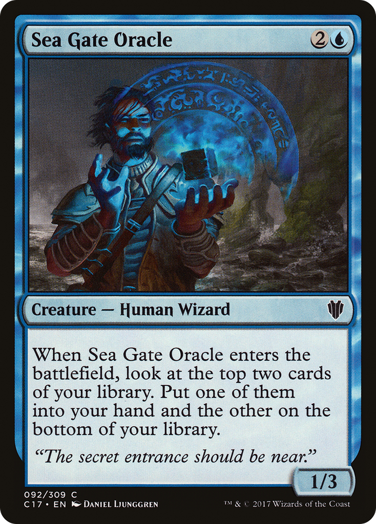 Magic: The Gathering - Sea Gate Oracle - Commander 2017