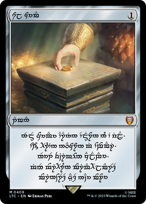 Magic: The Gathering - Sol Ring Foil - Tales of Middle-earth Commander