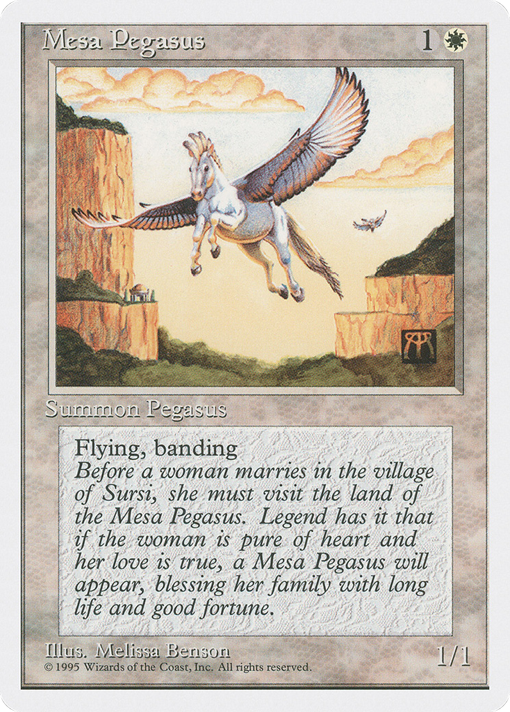 Magic: The Gathering - Mesa Pegasus - Fourth Edition