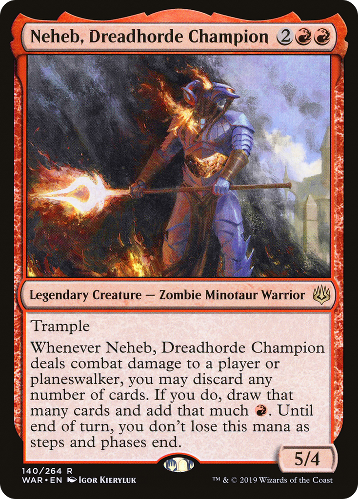 Magic: The Gathering - Neheb, Dreadhorde Champion - War of the Spark