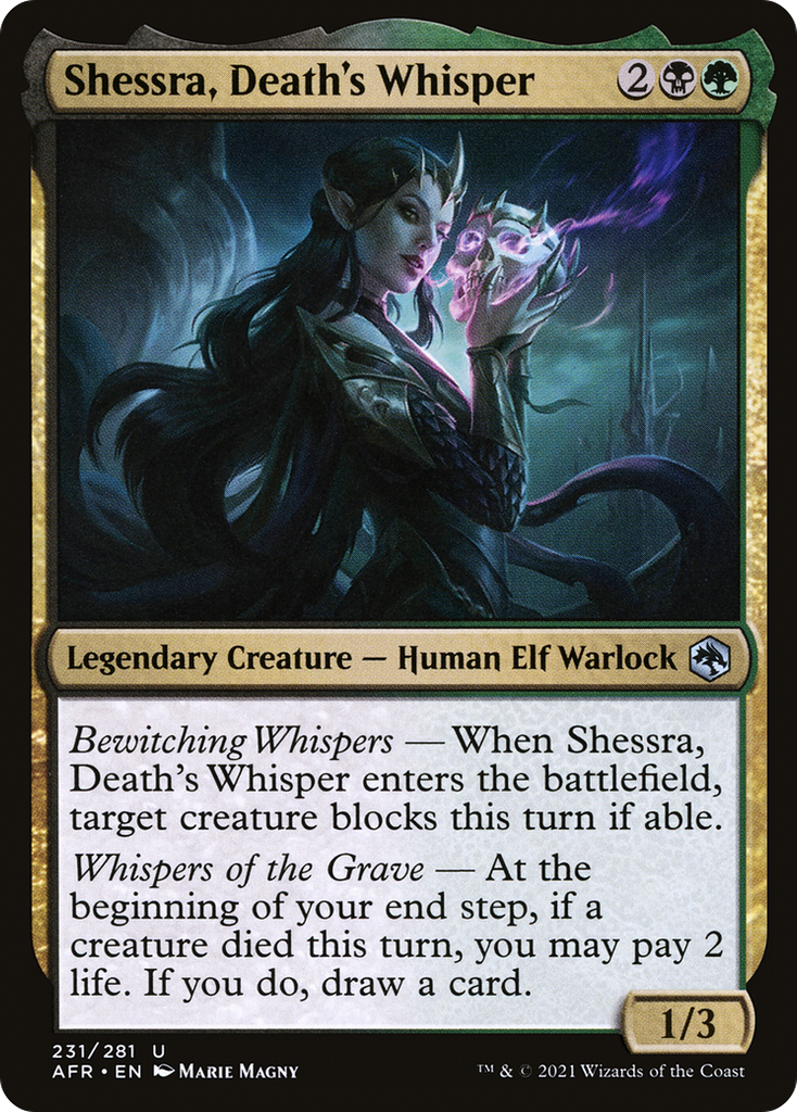 Magic: The Gathering - Shessra, Death's Whisper - Adventures in the Forgotten Realms