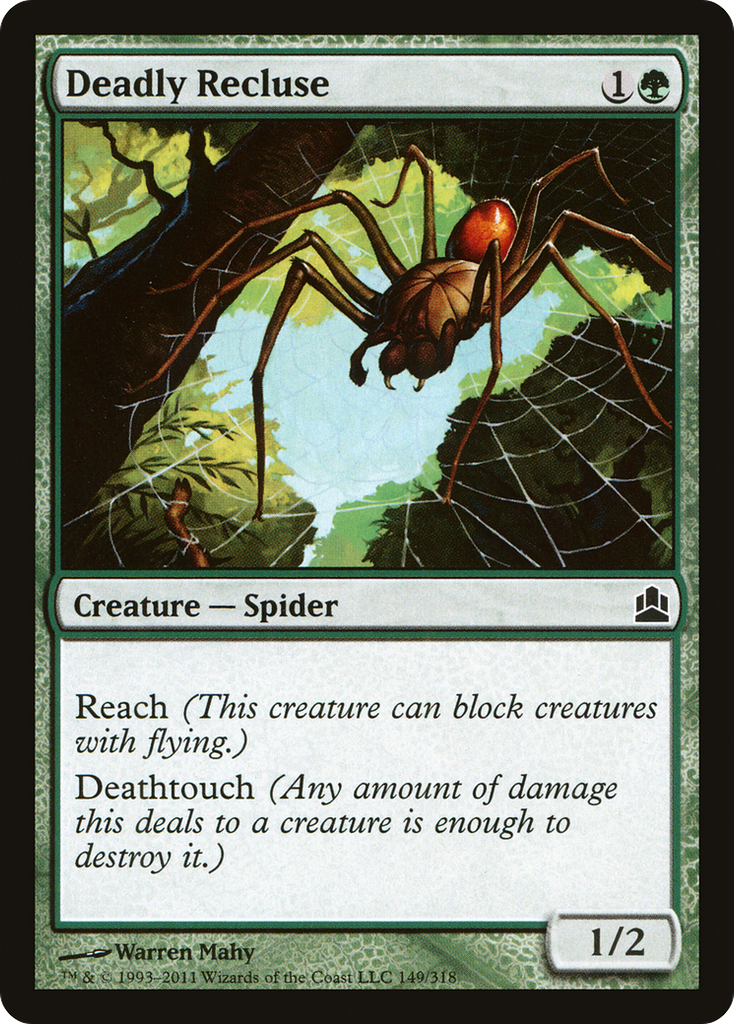 Magic: The Gathering - Deadly Recluse - Commander 2011