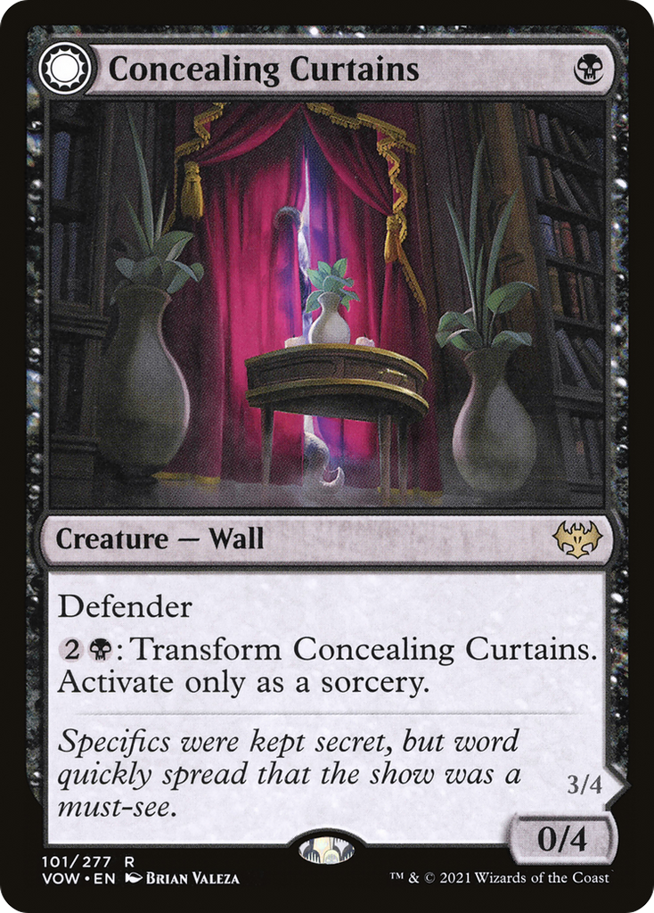 Magic: The Gathering - Concealing Curtains // Revealing Eye - Innistrad: Crimson Vow