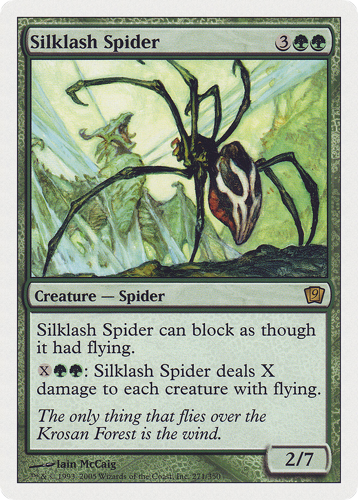 Magic: The Gathering - Silklash Spider - Ninth Edition