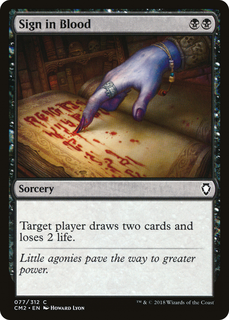 Magic: The Gathering - Sign in Blood - Commander Anthology Volume II