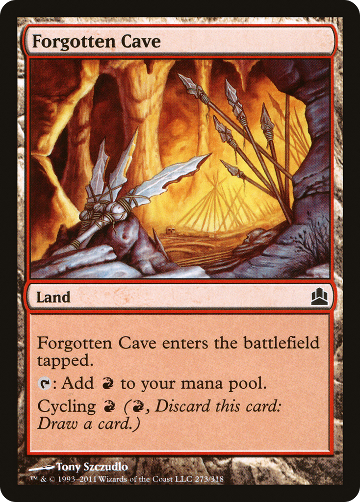 Magic: The Gathering - Forgotten Cave - Commander 2011