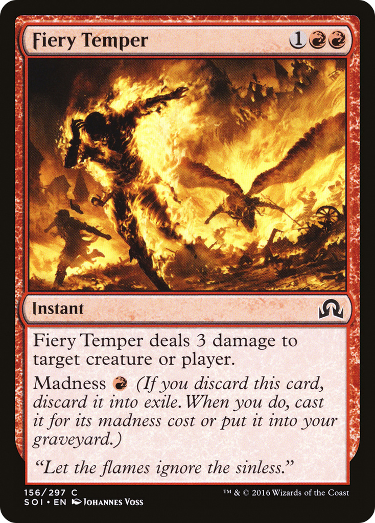 Magic: The Gathering - Fiery Temper - Shadows over Innistrad