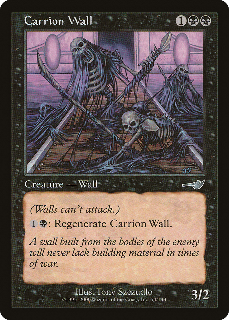 Magic: The Gathering - Carrion Wall - Nemesis