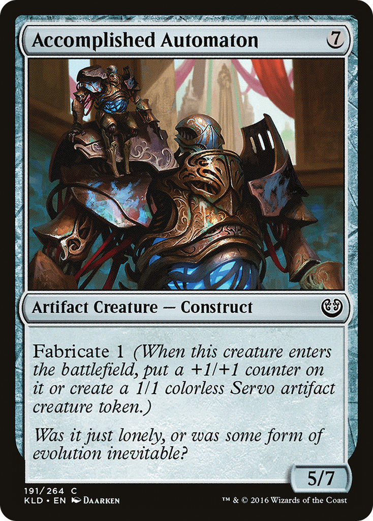 Magic: The Gathering - Accomplished Automaton - Kaladesh