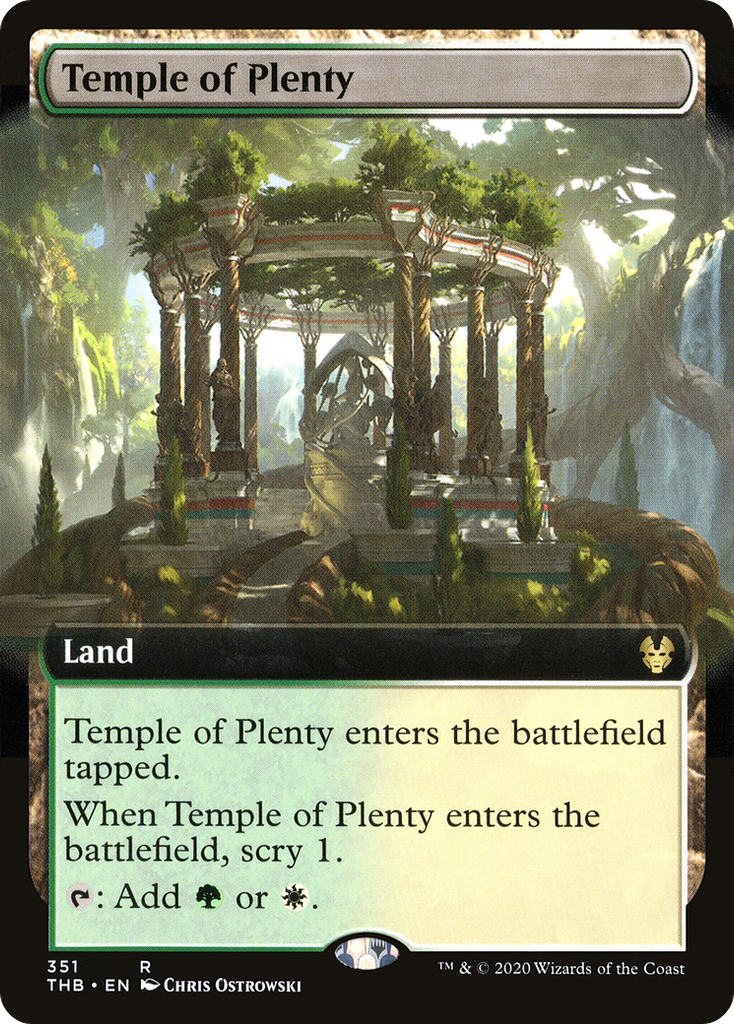 Magic: The Gathering - Temple of Plenty - Theros Beyond Death