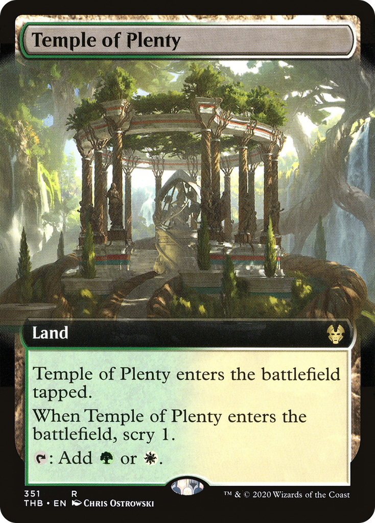 Magic: The Gathering - Temple of Plenty Foil - Theros Beyond Death