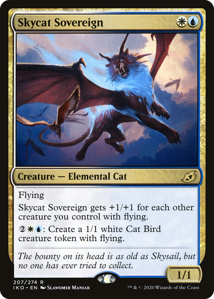 Magic: The Gathering - Skycat Sovereign - Ikoria: Lair of Behemoths