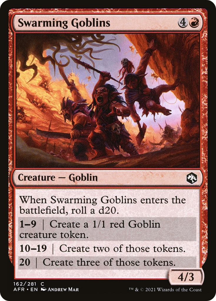 Magic: The Gathering - Swarming Goblins - Adventures in the Forgotten Realms