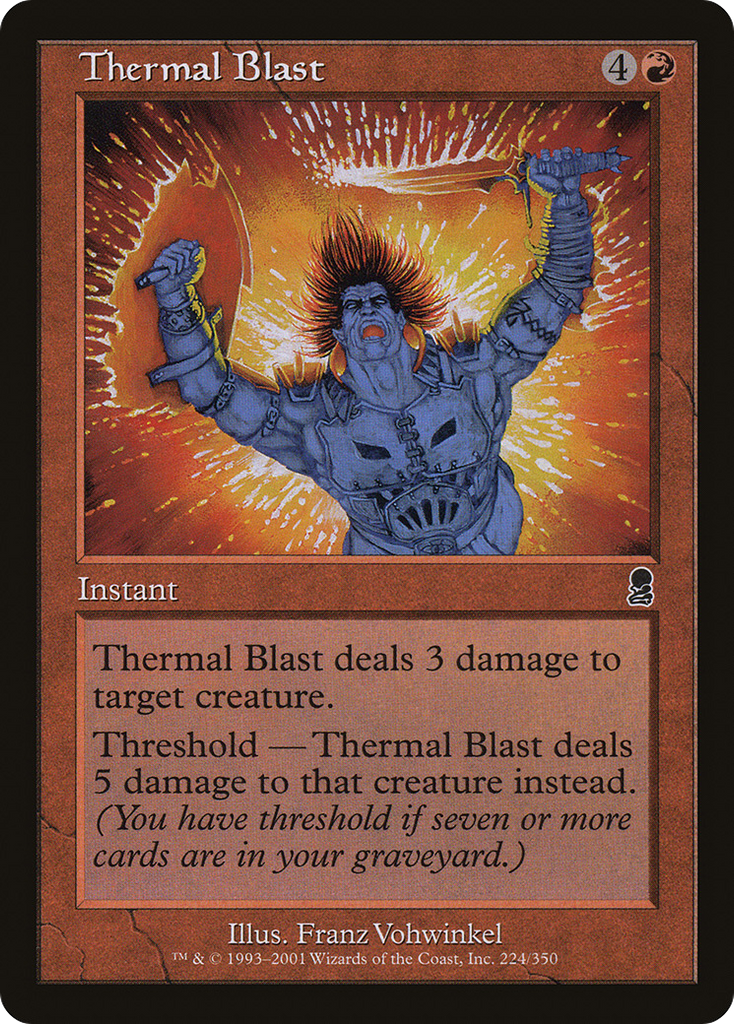 Magic: The Gathering - Thermal Blast - Odyssey