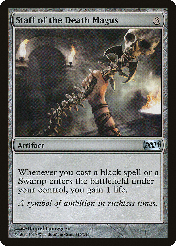 Magic: The Gathering - Staff of the Death Magus - Magic 2014
