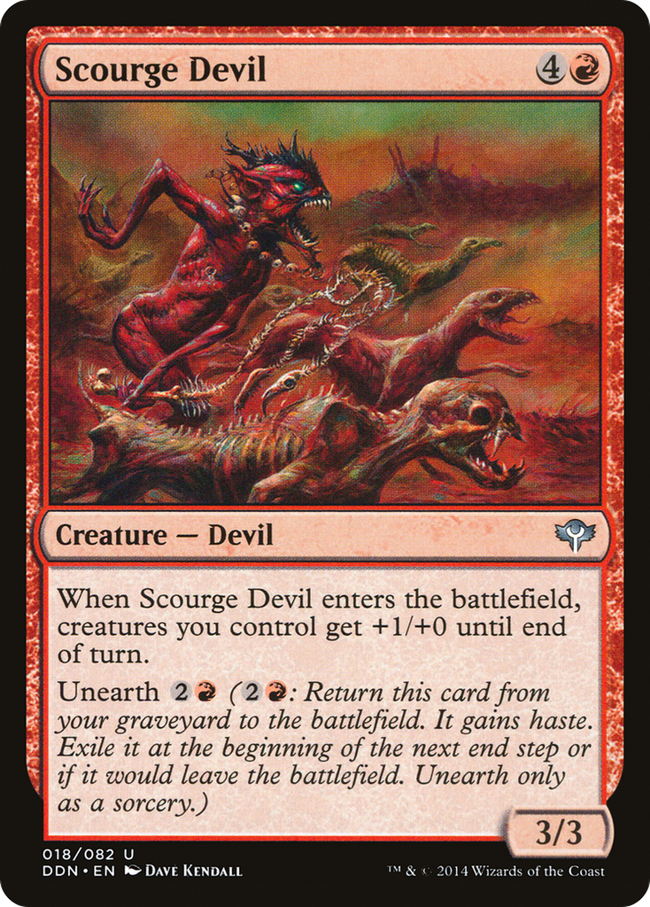 Magic: The Gathering - Scourge Devil - Duel Decks: Speed vs. Cunning