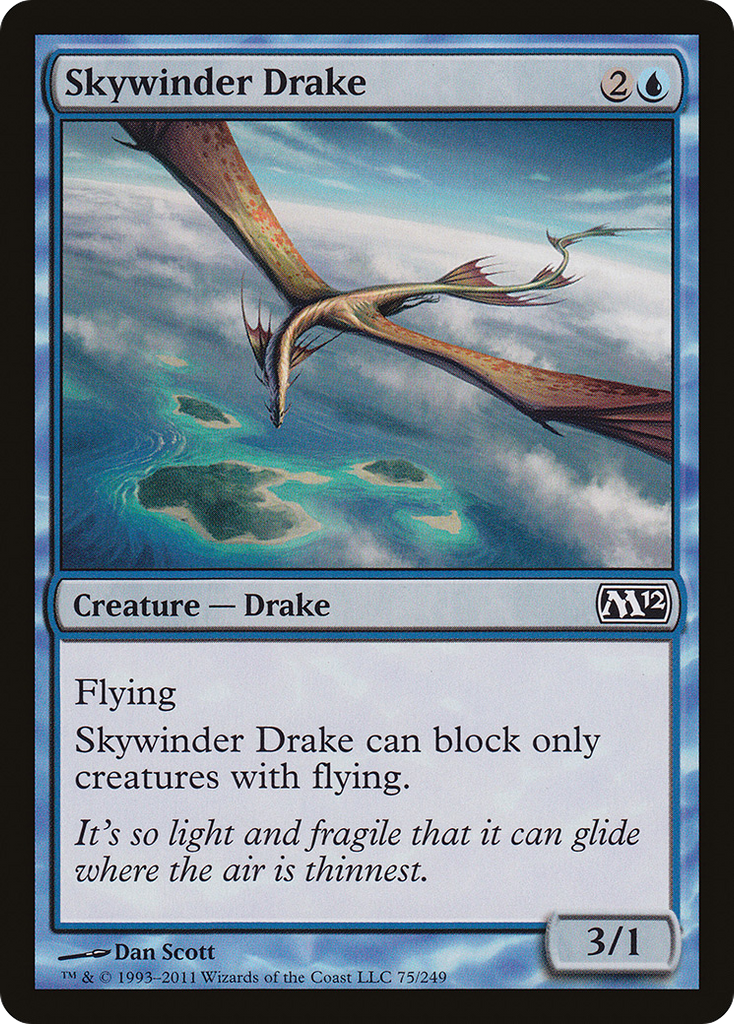 Magic: The Gathering - Skywinder Drake - Magic 2012