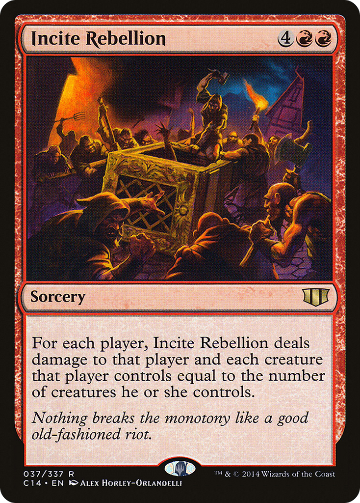 Magic: The Gathering - Incite Rebellion - Commander 2014