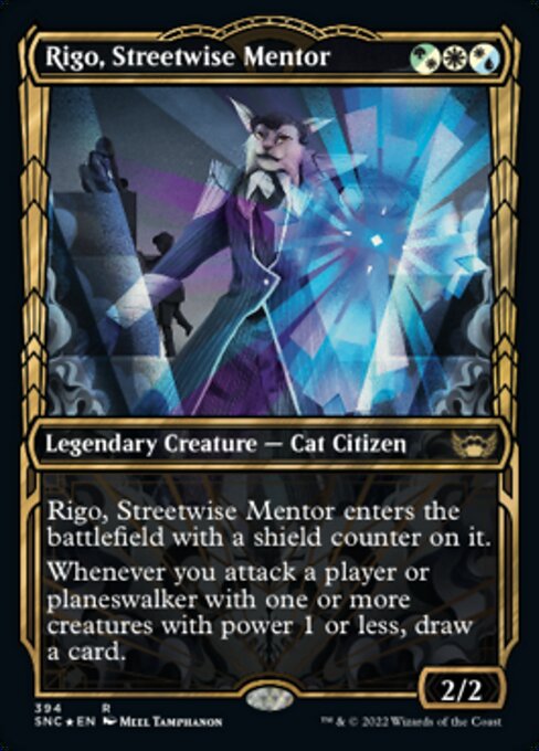 Magic the Gathering - Rigo, Streetwise Mentor Foil - Streets of New Capenna