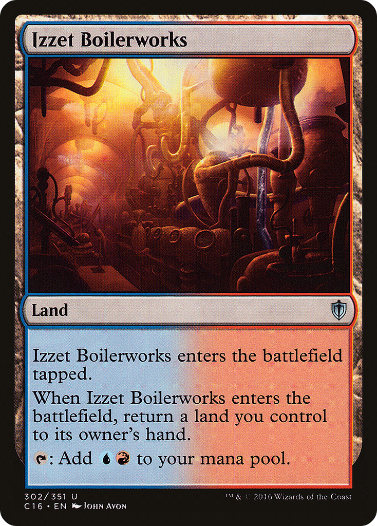 Magic: The Gathering - Izzet Boilerworks - Commander 2016