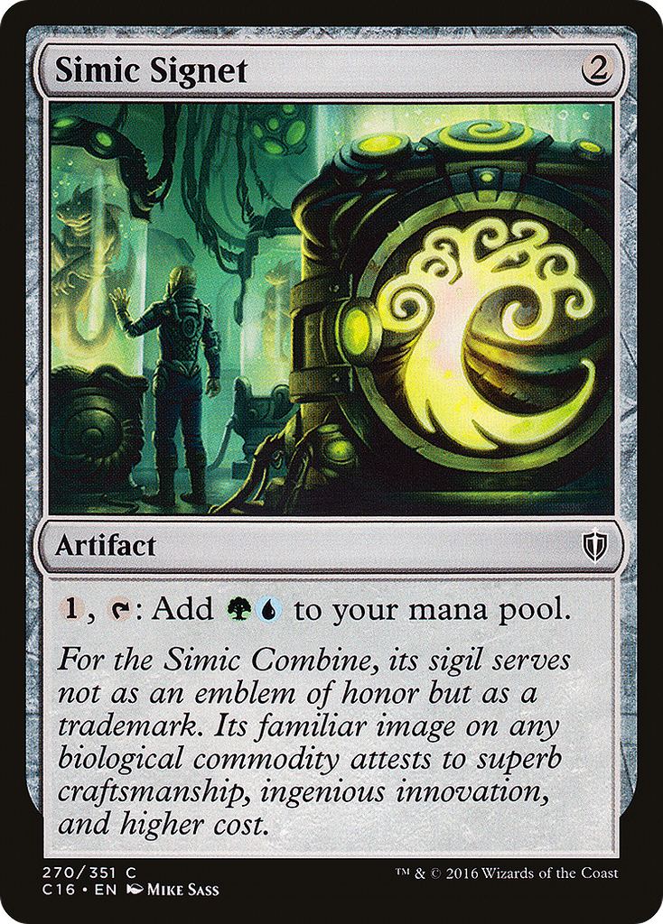 Magic: The Gathering - Simic Signet - Commander 2016