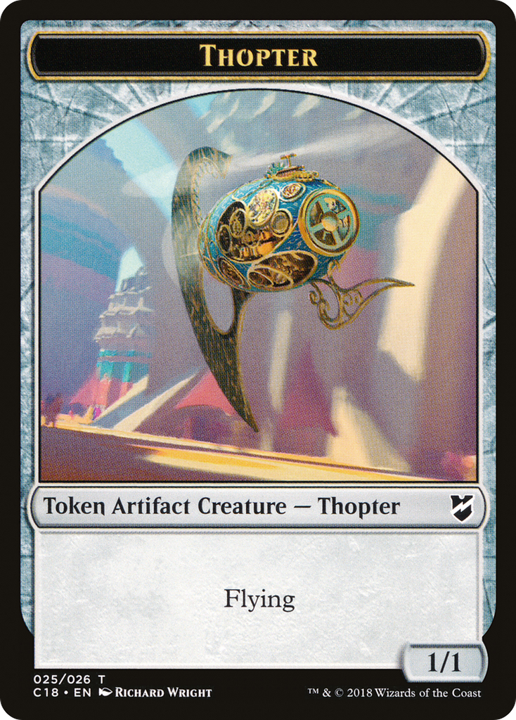 Magic: The Gathering - Thopter Token - Commander 2018 Tokens