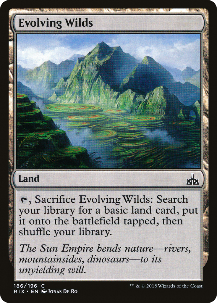 Magic: The Gathering - Evolving Wilds - Rivals of Ixalan