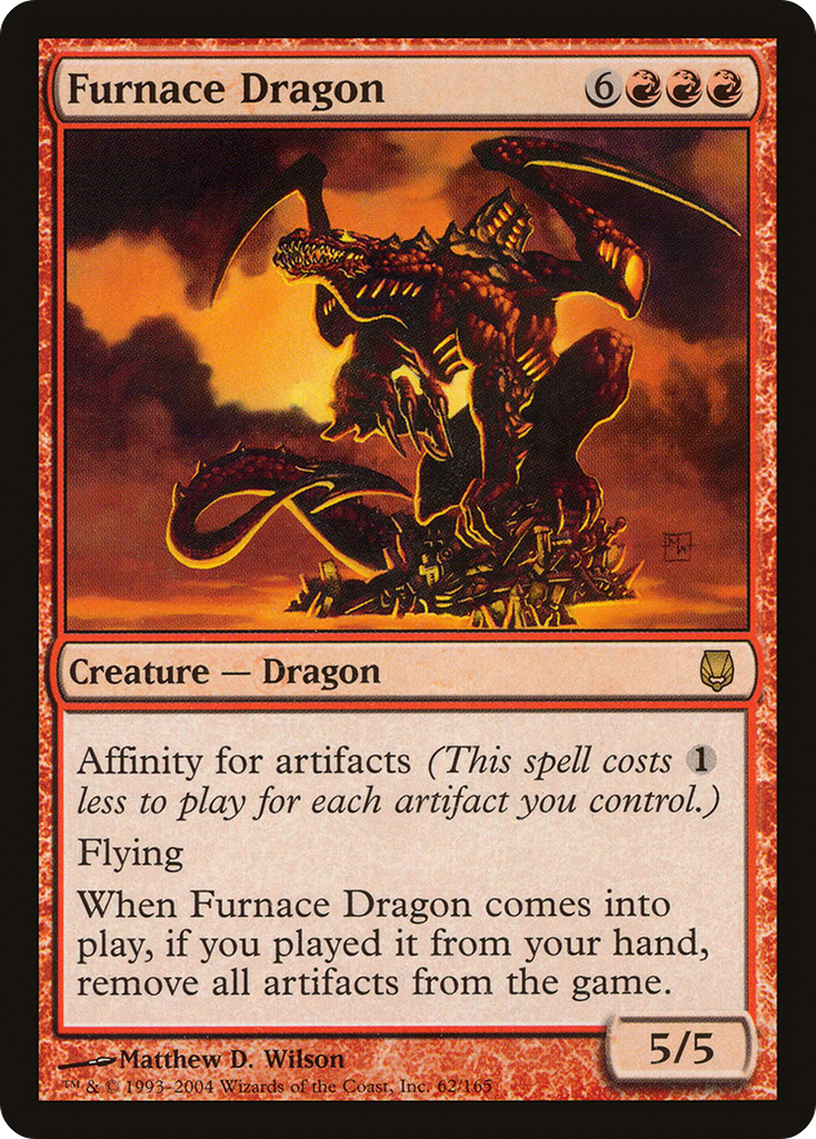 Magic: The Gathering - Furnace Dragon - Darksteel