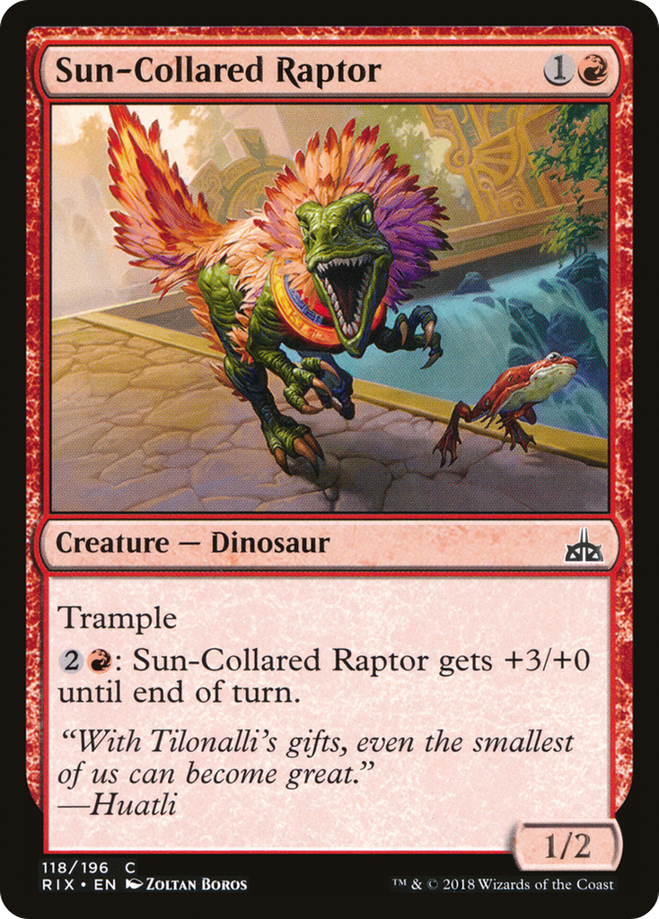 Magic: The Gathering - Sun-Collared Raptor - Rivals of Ixalan