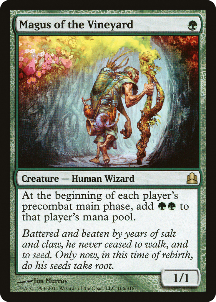 Magic: The Gathering - Magus of the Vineyard - Commander 2011