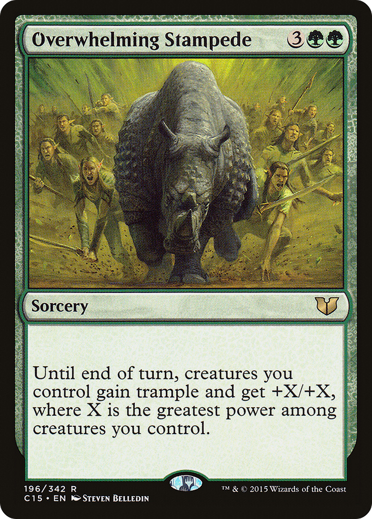Magic: The Gathering - Overwhelming Stampede - Commander 2015