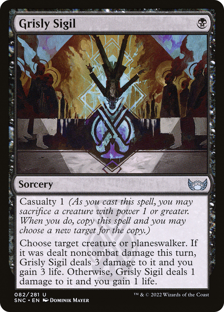 Magic: The Gathering - Grisly Sigil - Streets of New Capenna